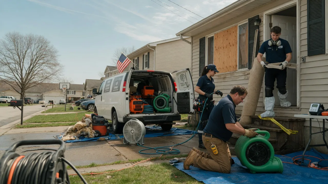 Water Damage Restoration in Wauseon, OH near me